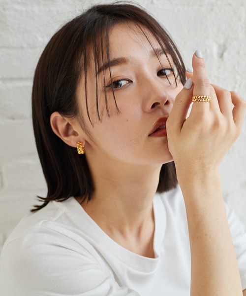 COCOSHNIK（ココシュニック） 指輪 リング シルバー ニッティング