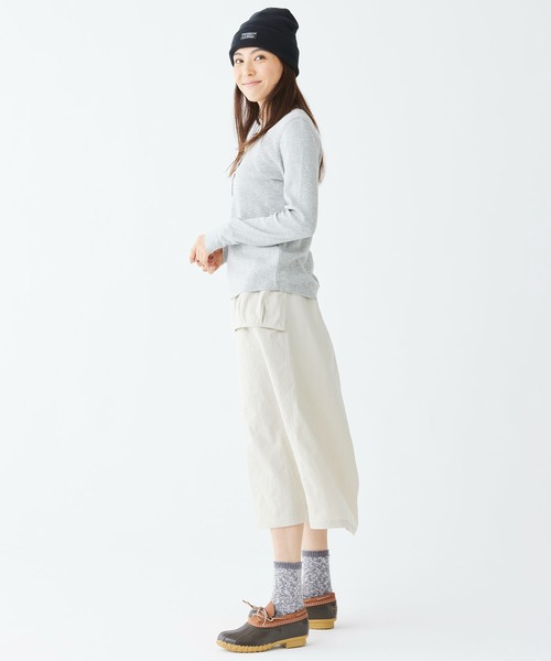 L.L.Bean tシャツ ワッフル・ニット・ヘンリー 米国フィット