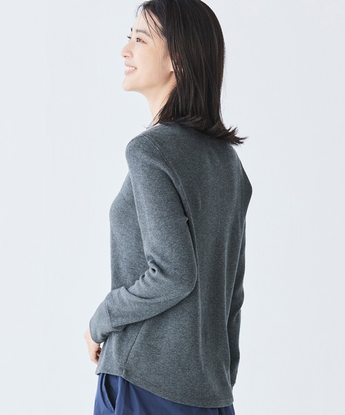 L.L.Bean tシャツ ワッフル・ニット・ヘンリー 米国フィット
