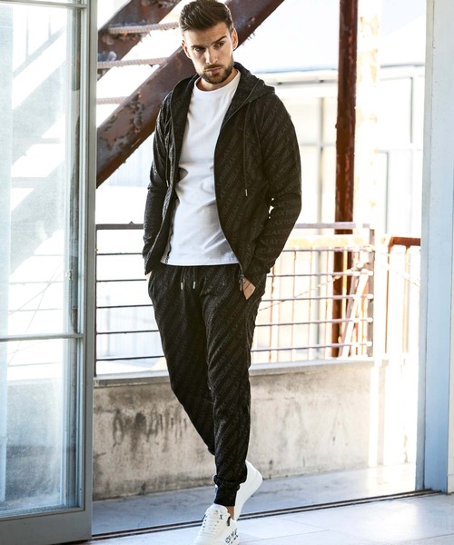 1piu1uguale3relax パンツ Uno Piu Uno Uguale Tre Relax 1PIU1UGUALE3 RELAX Big Zipper Side Logo S