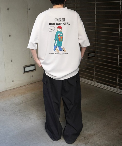 RED CAP GIRL tシャツ 「RED × PEZ」25SS RCG×PEZコラボ