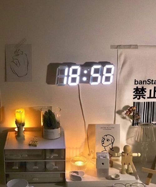 MGV 時計 LED Digital Clock : ZOZOTOWN Yahoo!店 - 通販 - Yahoo