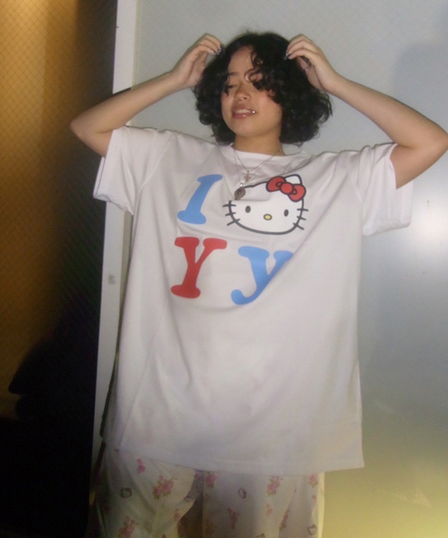 OPEN Yy tシャツ Tシャツ 「OPEN YY×Hello Kitty」YY T-SHIRT：T