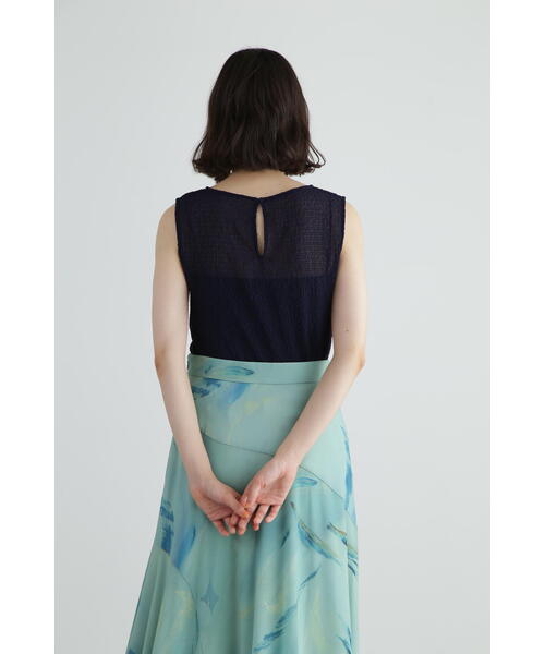 JILL STUART tシャツ シュリンクノースリーブトップス