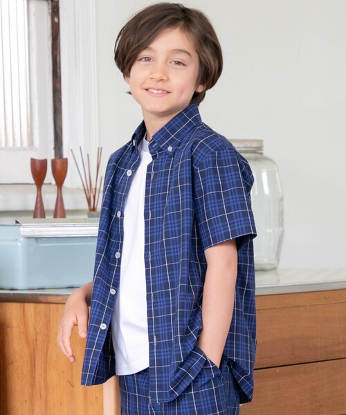 ★Jプレス マドラスチェックベルト ブルー 新品未使用