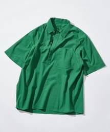 シャツ コットンリネン スキッパー ショートスリーブ シャツ / ロングシーズン着用可能 メンズ｜ZOZOTOWN Yahoo!店