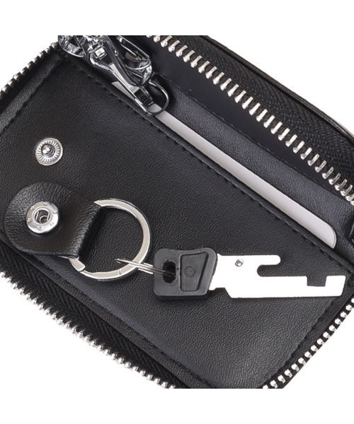 キーケース スマートキー収納キーケース カラビナ付き : ZOZOTOWN