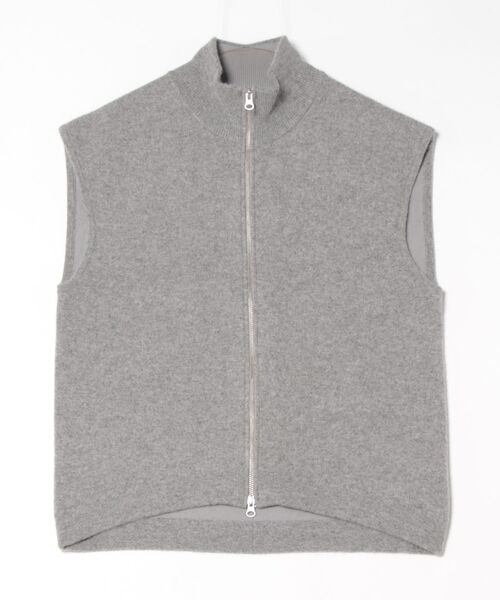 ニット セーター Zip　Vest レディース