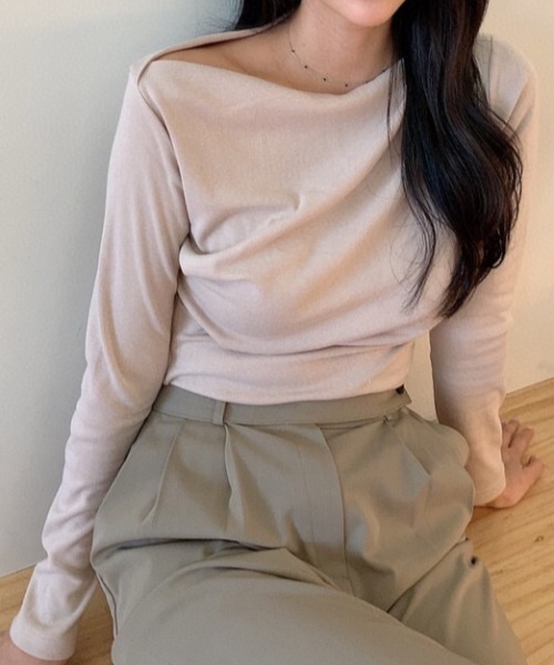 オフショルダー長袖トップス レディース 楽天市場】2A36 オフショルダー 長袖 Tシャツ レディース 春 夏