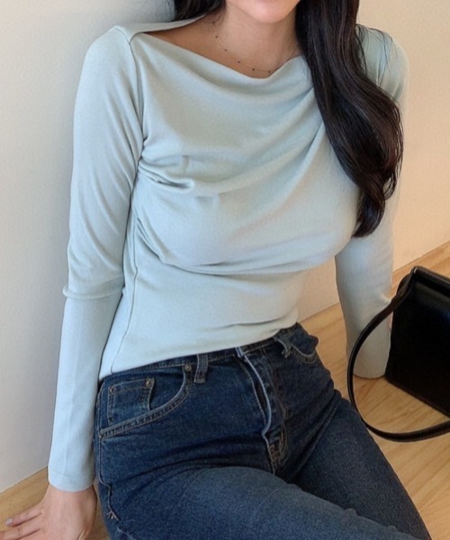 オフショルダー長袖トップス レディース 楽天市場】2A36 オフショルダー 長袖 Tシャツ レディース 春 夏