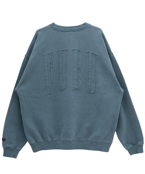 FUBU トレーナー スウェット フブ ブランド ロゴ カットオフ