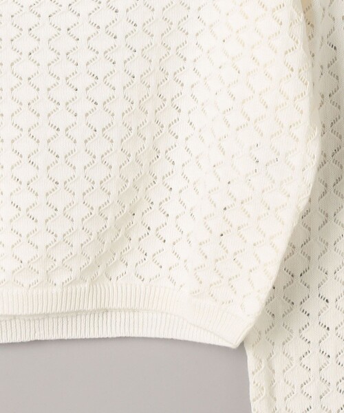 ニット セーター ROLLA’S/ローラス SCOOP TOP DIAMOND KNIT/ダイヤモンド ニット スクープ トップ/ショート丈ニット レ FREAK'S STORE ニット セーター ROLLA'S/ローラス SCOOP TOP