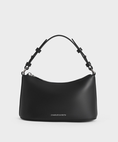 Charles&Keith/バッグ Robyn ロビン チェーンハンドルバッグ - ノワール | CHARLES