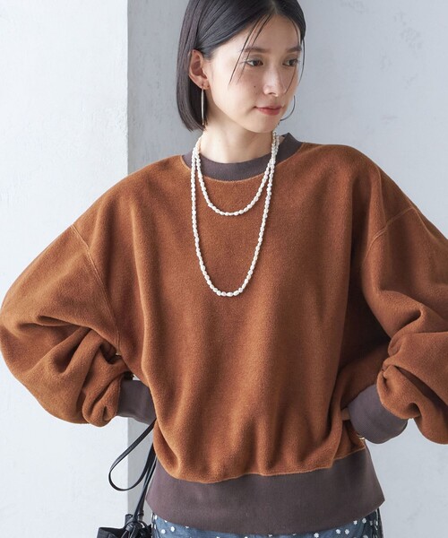 tシャツ onit:「洗濯機可能」フリース ショート トップス レディース