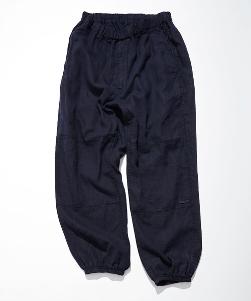 CAHLUMN/カウラム　リネンジムテーパードパンツ　ネイビー　L CAHLUMN パンツ CAHLUMN/カウラム Linen Gym Tapered Pant 1.1