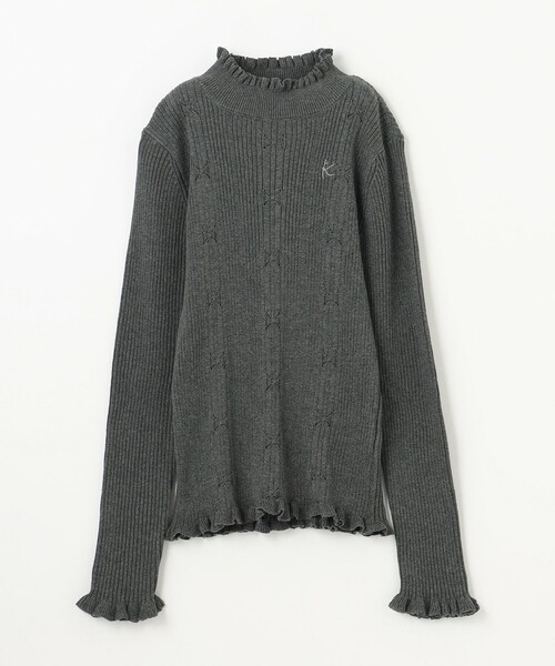 ニット セーター 「150-160cm」リブニット キッズ 子供服 女の子