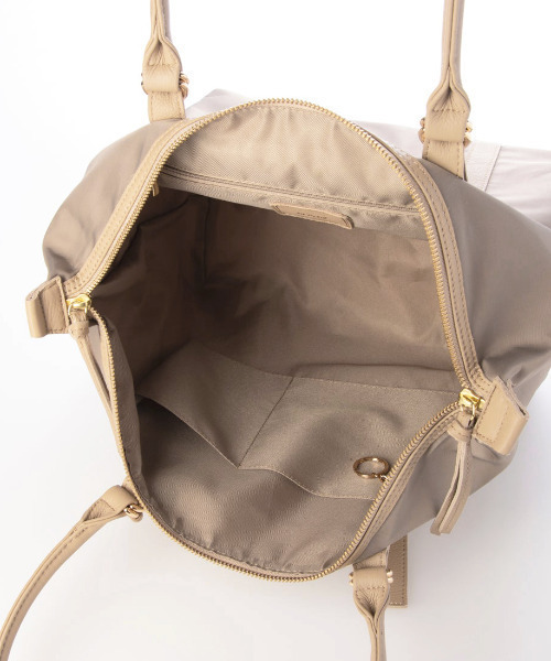 perche（ペルケ） トートバッグ perche / ナイロン×牛革かぶせ