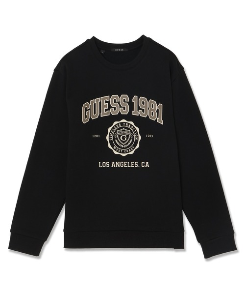 GUESS黒トレーナー GUESS（ゲス） トレーナー スウェット MEN'S L/Slv Sweatshirt