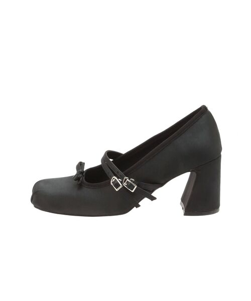 CALNAMUR パンプス BALLET CHUNKY HEEL SHOSE/バレエチャンキー