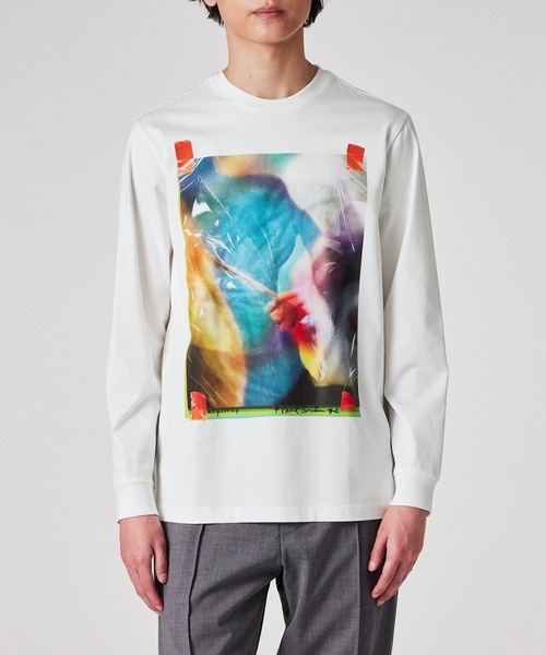 売切間近！*Paul Smith* \"Vivid Spectrum\" 長袖プリントＴシャツ Paul Smith｜