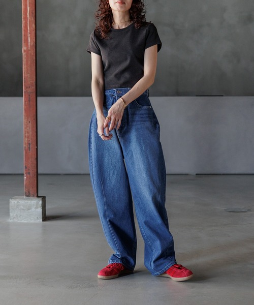 DressCam デニムパンツ INTER FACTORY ジーンズ デニム デニムパンツ kumika - カーブ
