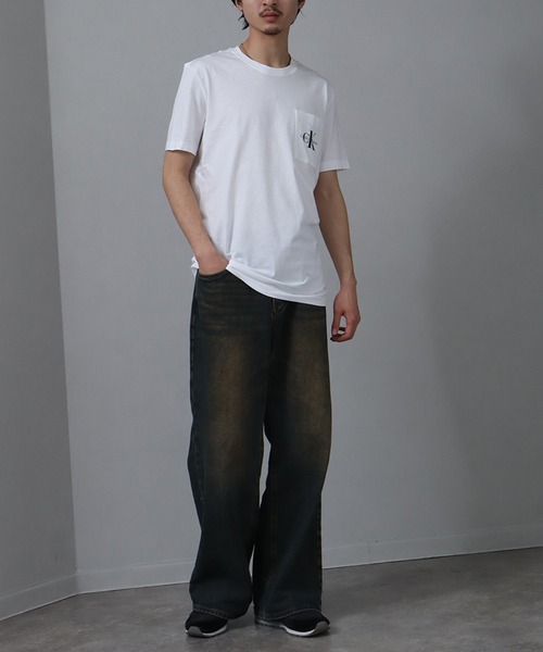 【 】CK Jeans グラフィックロゴTシャツ◆送料無料◆ 楽天市場】calvin klein jeans（Tシャツ・カットソー｜トップス