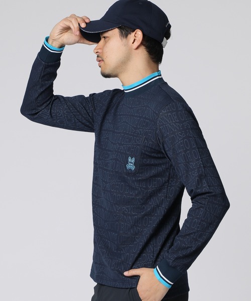 Psycho Bunny（サイコバニー） tシャツ 「GOLF」フォントジャガード