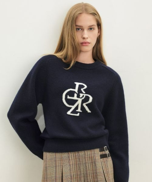 ニット セーター MERINO WOOL SYMBOL LOGO PULLOVER KNIT レディース メンズ