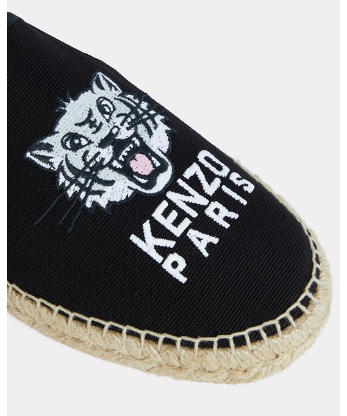 KENZO - タイガーエンブレムエスパドリーユ KENZO シューズ 'Lucky Tiger' エンブロイド キャンバス