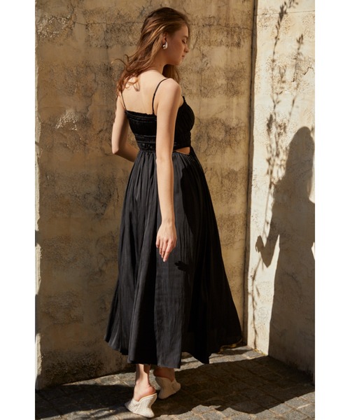 【ぷー】Estella.K Julia Satin Long Dress Julia Satin Long Dress -BLK- – Estella.K