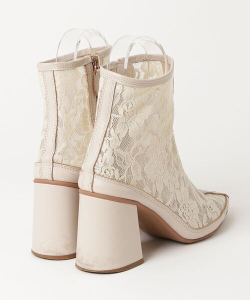 「FURFUR」 ショートブーツ 37 ベージュ レディース_画像2