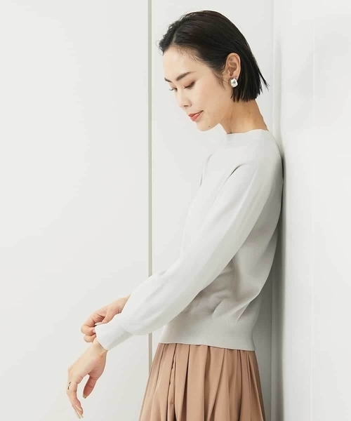 MICHEL KLEIN（ミッシェルクラン） ニット セーター ホールガーメント