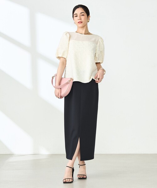 「NOLLEY'S Sophi」 半袖ブラウス 38 ブラック レディース NOLLEY'S Sophi 「NOLLEY'S Sophi」 半袖ブラウス 38 オフ