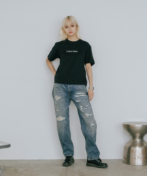 カルバンクライン　CK Tシャツ　レディース Calvin Klein tシャツ /カルバン クラインSS ARCHIVE LOGO