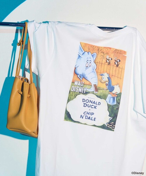 tシャツ 「DISNEY」 ムービーポスター バックプリントTシャツ/ディズニー/ポスターTシャツ レディース FREAK'S STORE tシャツ 「DISNEY」 ムービーポスター バック
