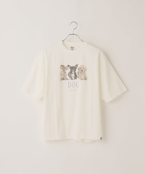 tシャツ PRINT BIG T-SHIRT(CAT) レディース メンズ NONTOKYO 】PRINT BIG T-SHIRT (CAT / WHITE) | A