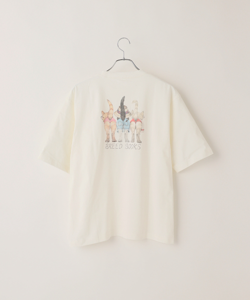 B.C STOCK tシャツ ドッグ・キャット柄 アソートクルーネックT