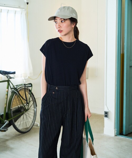 FREAK'S STORE tシャツ 限定展開 シアー 天竺 ノースリーブ プル