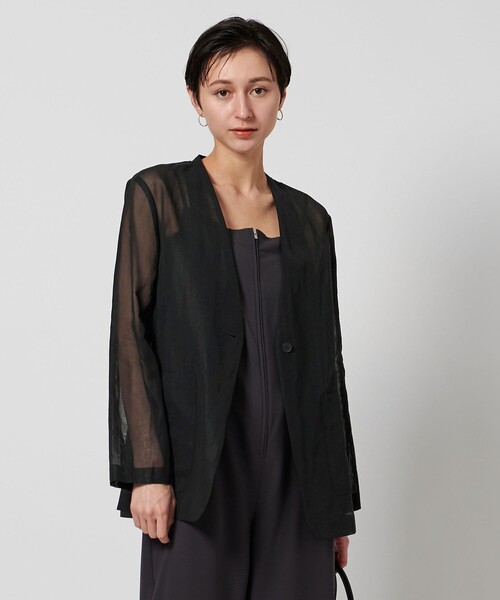 UNITED ARROWS ジャケット テーラードジャケット シアー