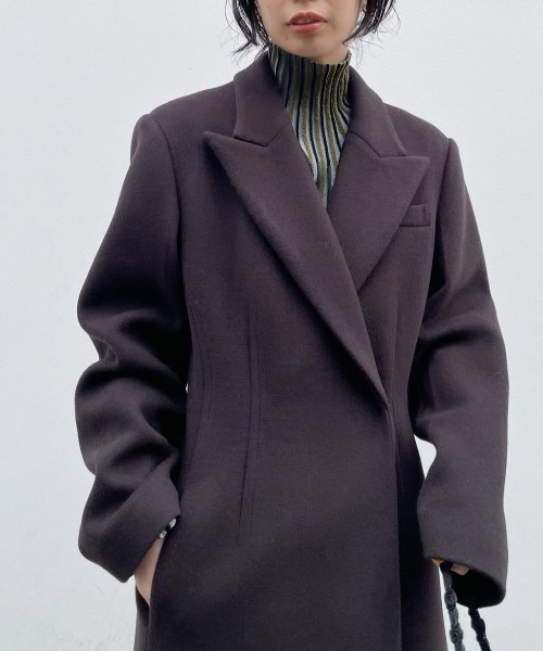 STUDIOUS（ステュディオス） チェスターコート 2 ブラック レディース