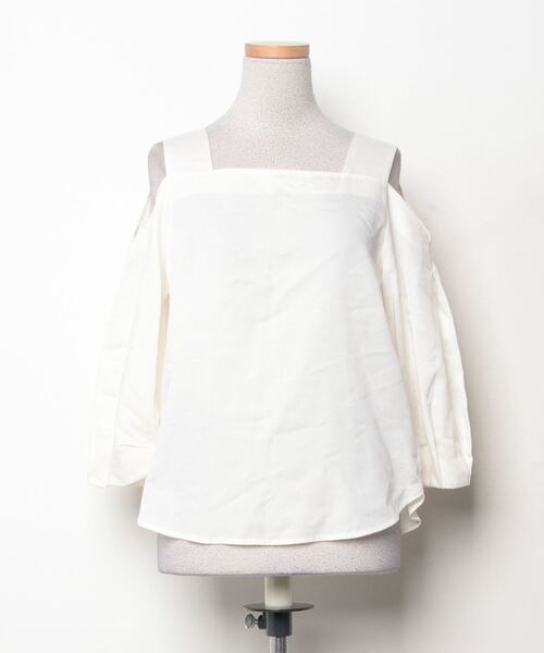 「Eimee Law」 7分袖ブラウス M ベージュ レディース