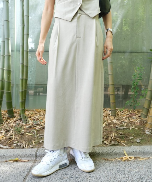新品未使用　かぐれ　リネン白スカート かぐれ｜コットンリネンコクーンスカート | Rakuten Fashion