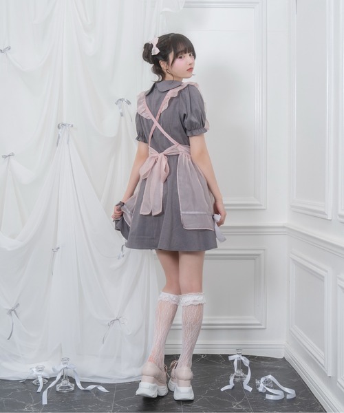 Honey Cinnamon（ハニーシナモン） ワンピース シアーエプロンセット