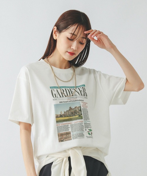 GLOBAL WORK tシャツ ヘビロッTEEアソートプリント/577891
