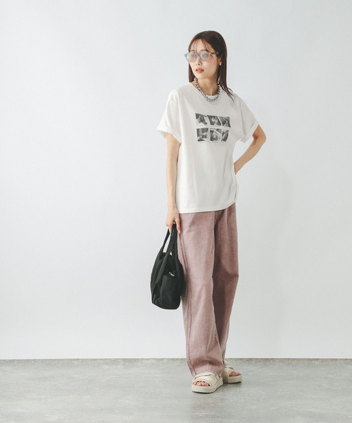 GLOBAL WORK tシャツ ヘビロッTEEアソートプリント/577891