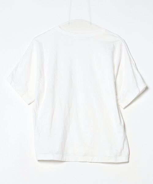 「ebure」 半袖Tシャツ 38 ホワイト レディース