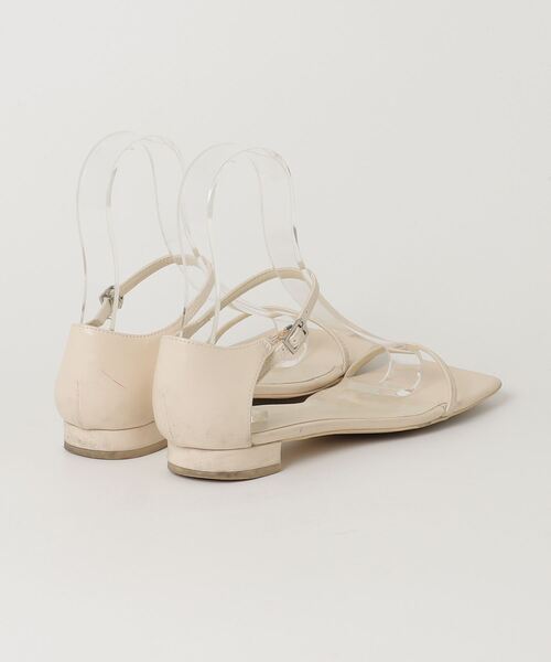 「ADAM ET ROPE'」 フラットサンダル 23.5cm ベージュ レディース_画像2