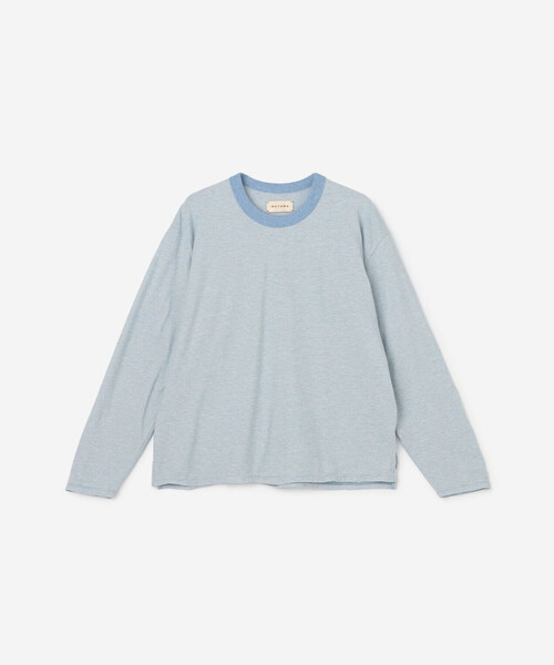 tシャツ MEYAME | オーガニックコットン ボーダー長袖Tシャツ WOMEN レディース MEYAME tシャツ | オーガニックコットン ボーダー長袖Tシャツ