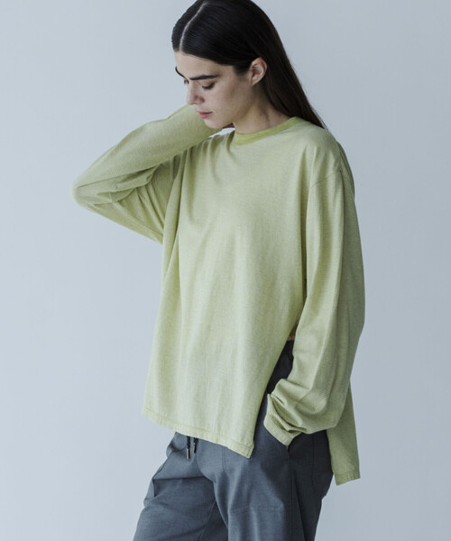 tシャツ MEYAME | オーガニックコットン ボーダー長袖Tシャツ WOMEN レディース