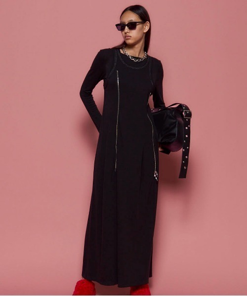 MAISON SPECIAL（メゾンスペシャル） ワンピース Front Zip Layered